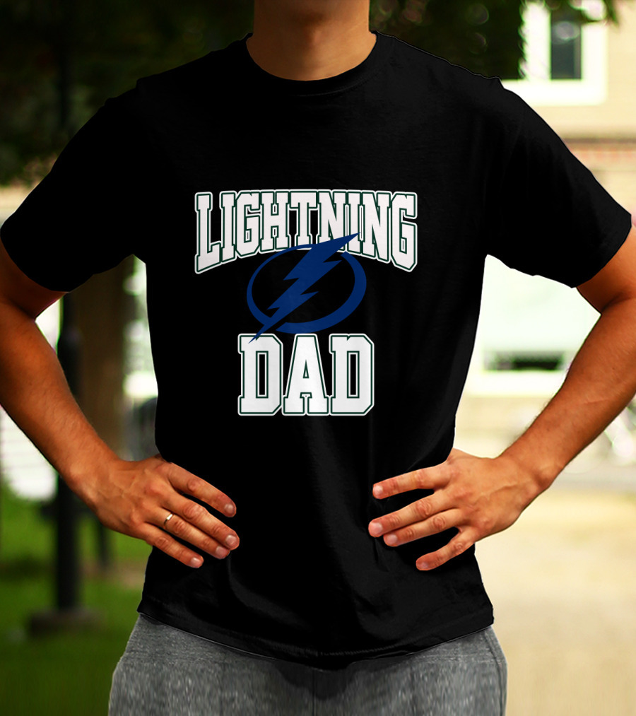 Lightning Dad Tampa Bay Lightning Supporter T-Shirt