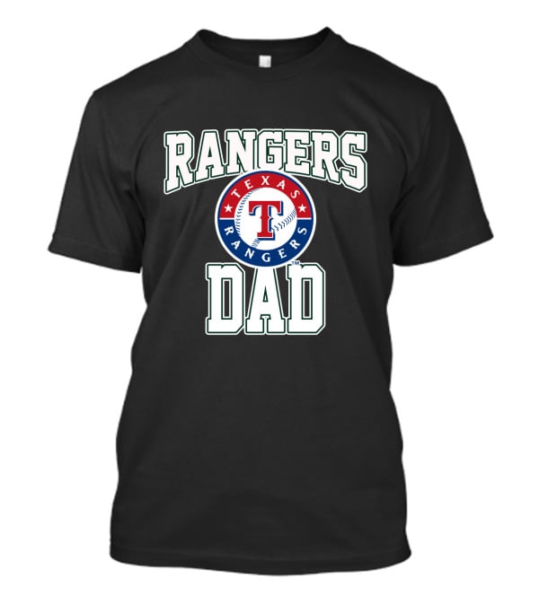 Texas Rangers Dad Baseball Emblem With Rangers T-Shirt