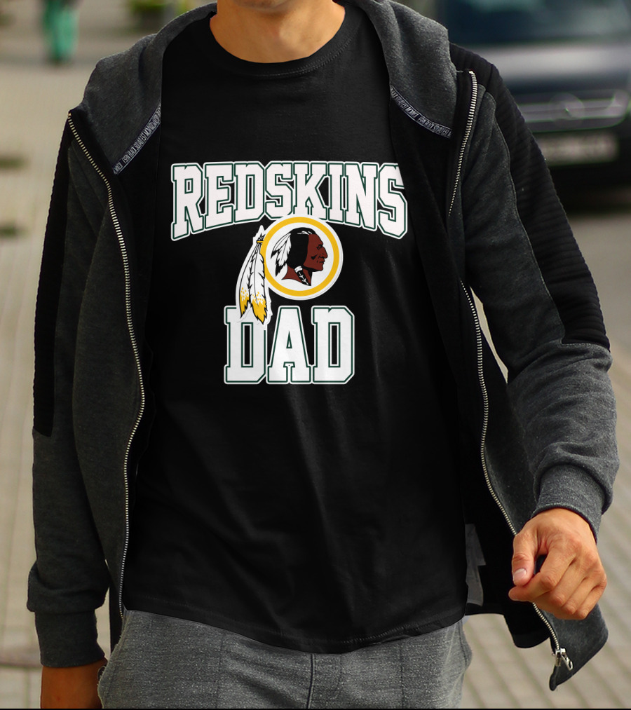 Redskins Dad Father's Day Gift For Washington Football Fans T-Shirt