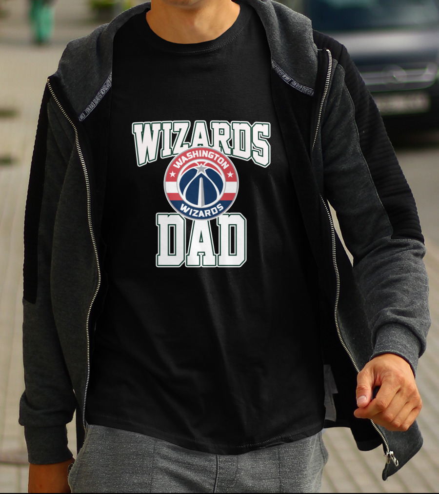 Washington Wizards Dad Father's Day Gift Nba Fan T-Shirt