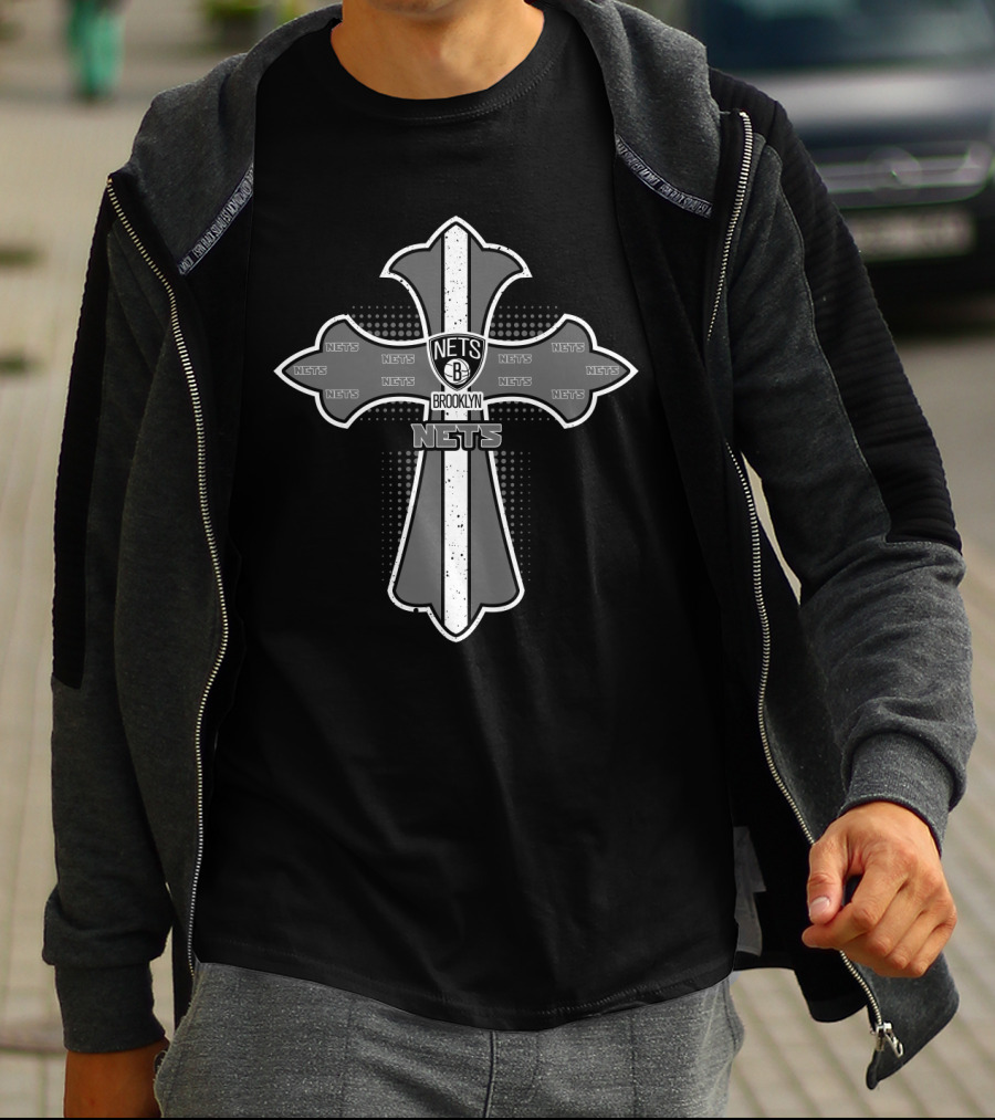 Brooklyn Nets Cross For Jesus Fans T-Shirt