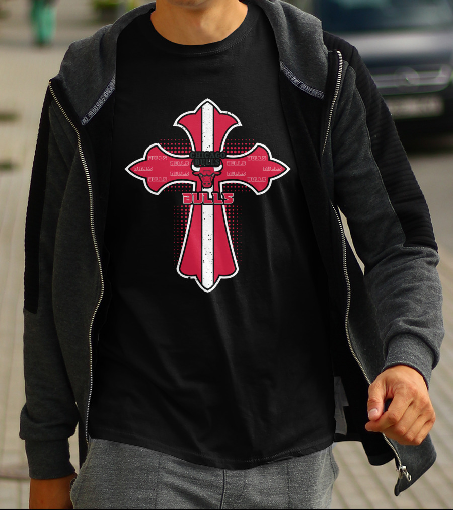 Chicago Bulls Cross For Jesus Fans T-Shirt