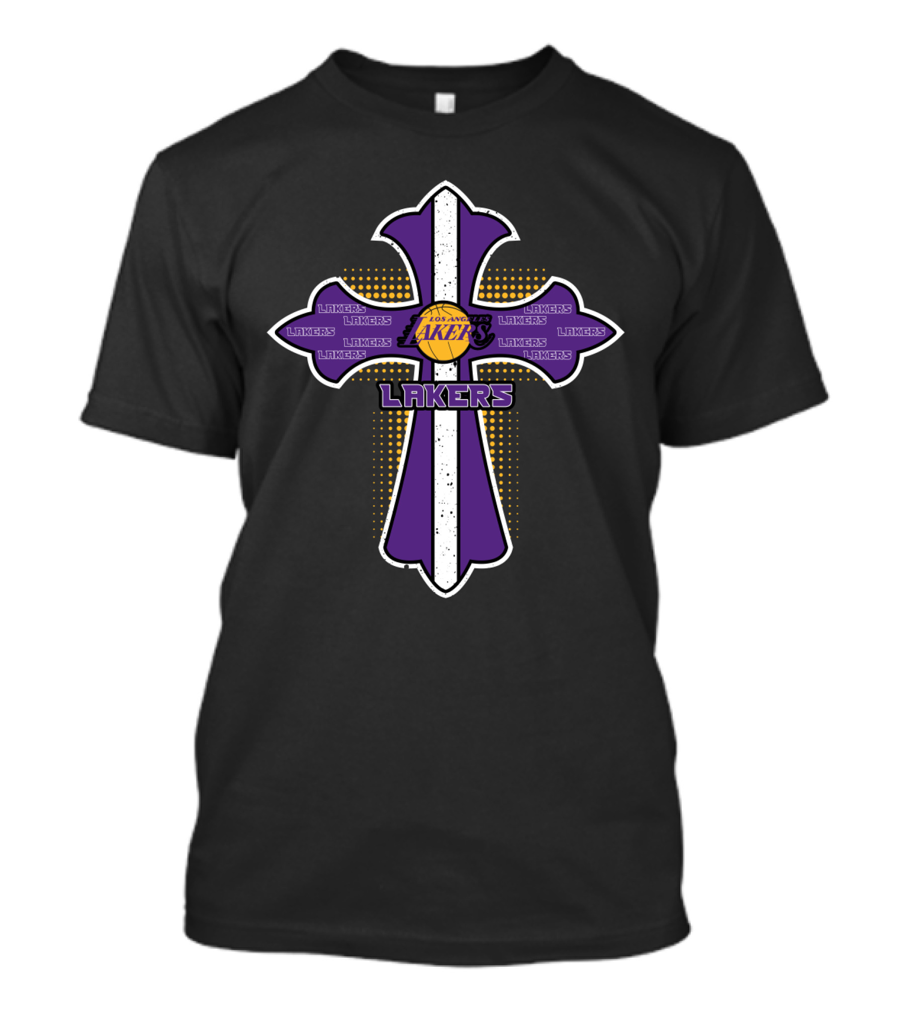 Los Angeles Lakers Cross For Jesus Fans T-Shirt