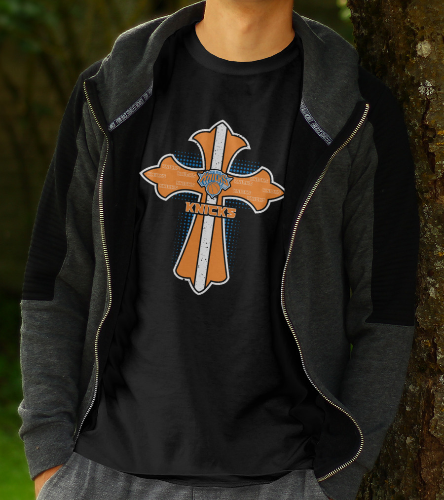 Knicks Cross For Jesus And New York Fans T-Shirt