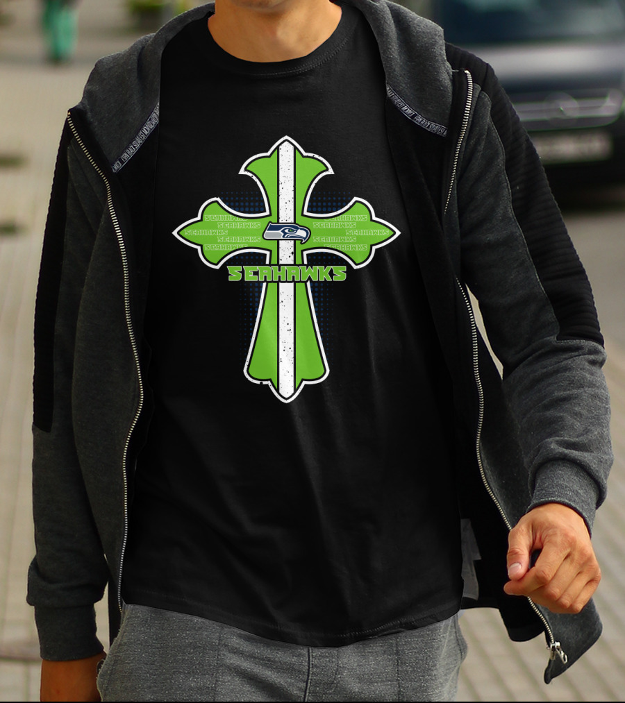 Seahawks Cross For Jesus Seattle Fans T-Shirt