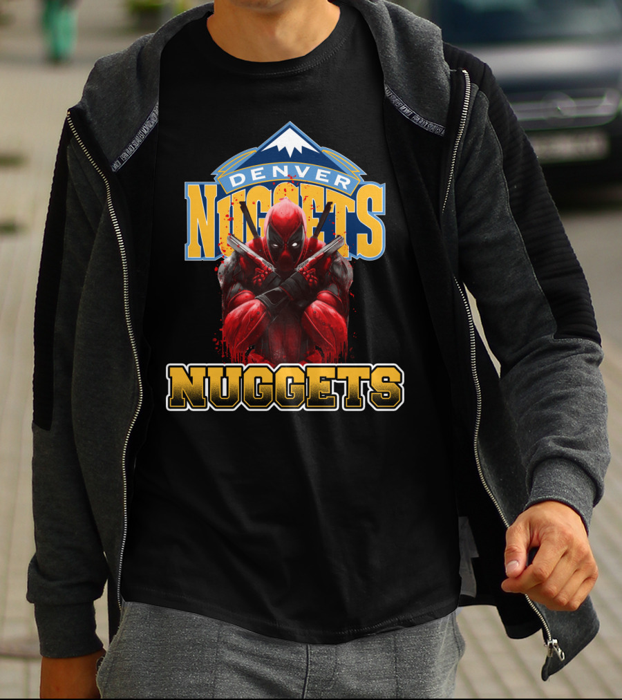 Denver Nuggets Deadpool Crossover Fan Merchandise T-Shirt