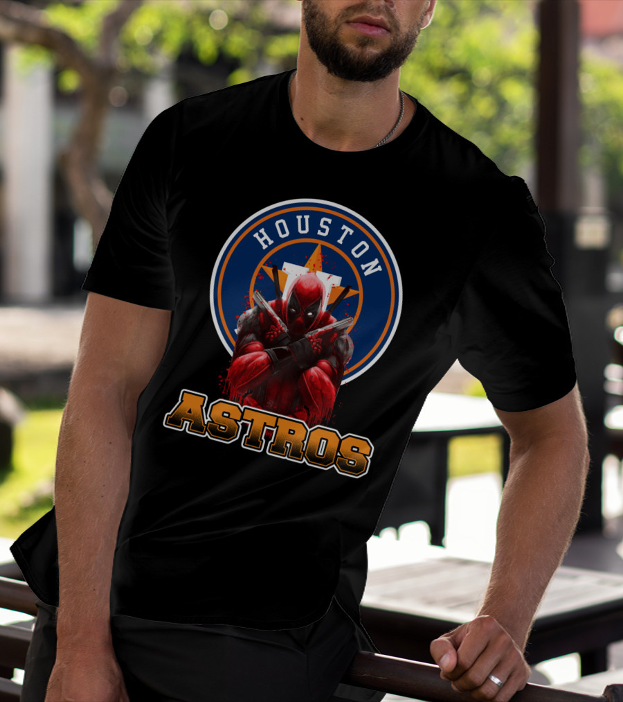 Houston Astros Deadpool Crossover T-Shirt