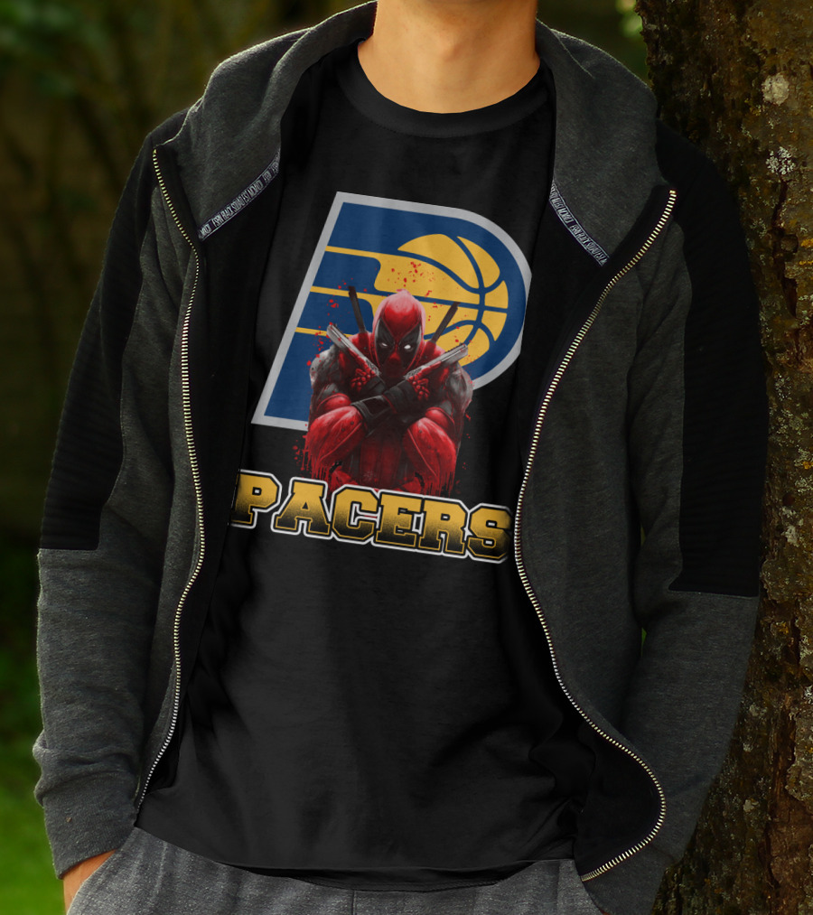 Indiana Pacers Deadpool Crossover For Fans T-Shirt