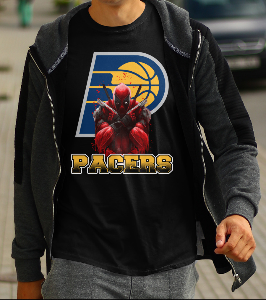 Indiana Pacers Deadpool Crossover For Fans T-Shirt