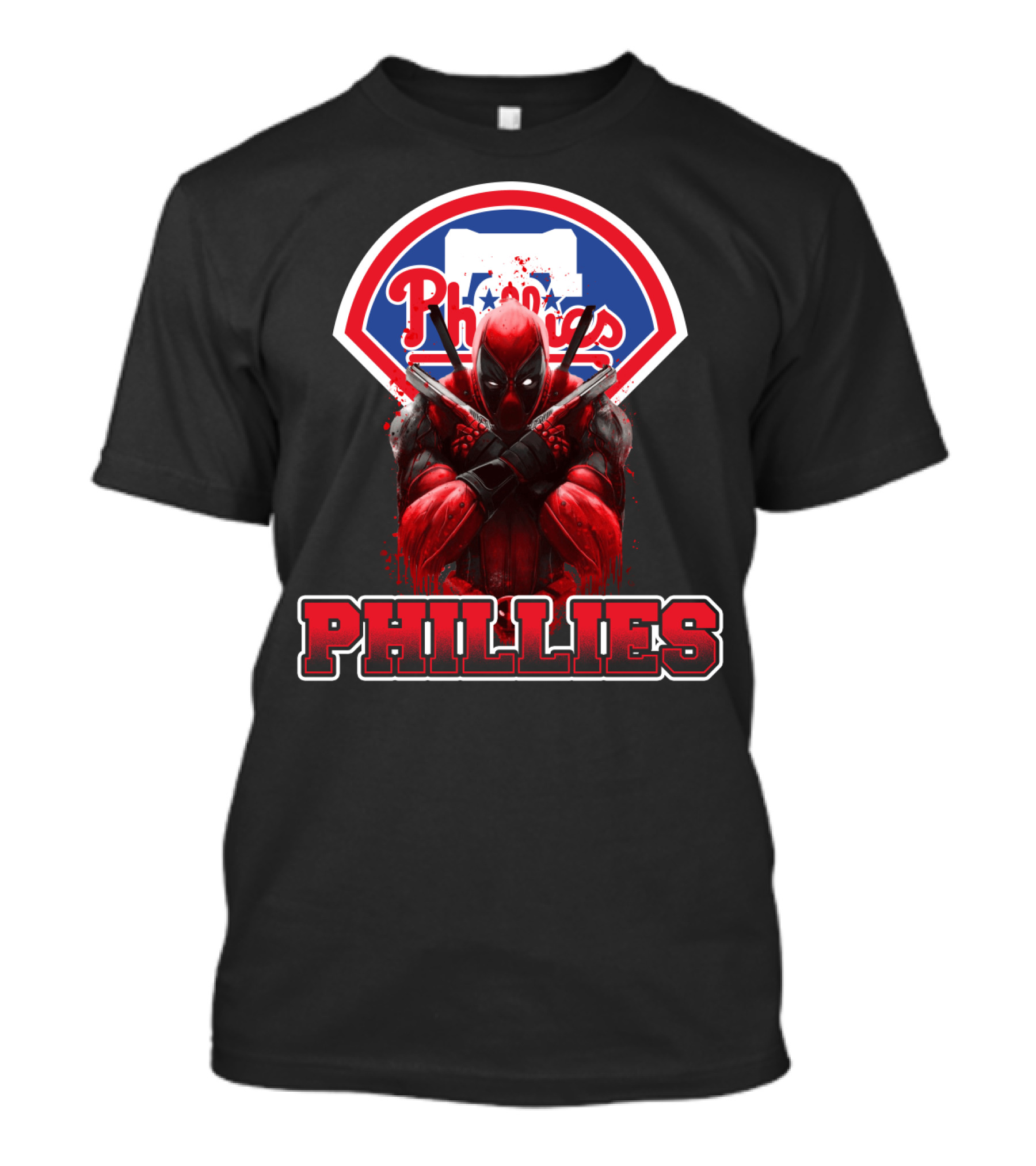 Philadelphia Phillies Deadpool Crossover Fans T-Shirt