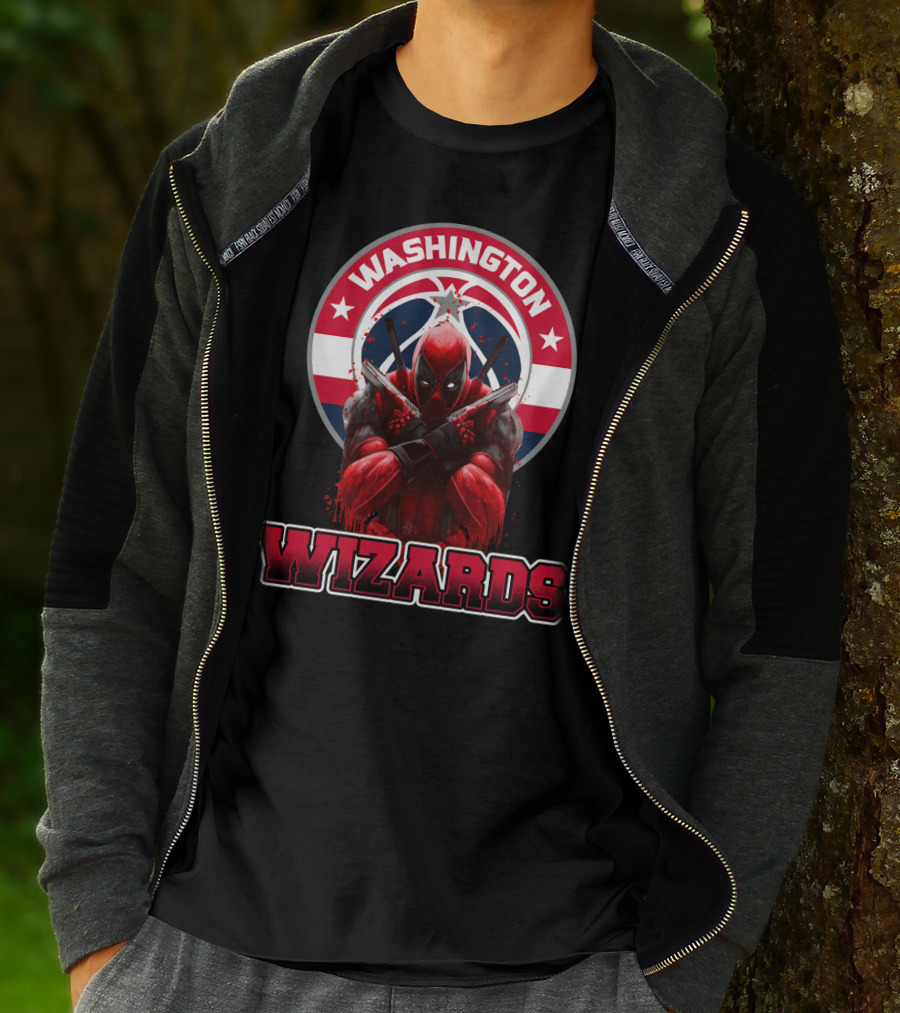 Washington Wizards Deadpool Crossover Fan T-Shirt