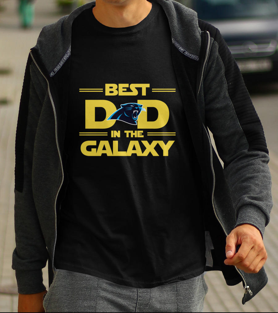 Best Carolina Panthers Dad In The Galaxy With Iconic Football Panther T-Shirt