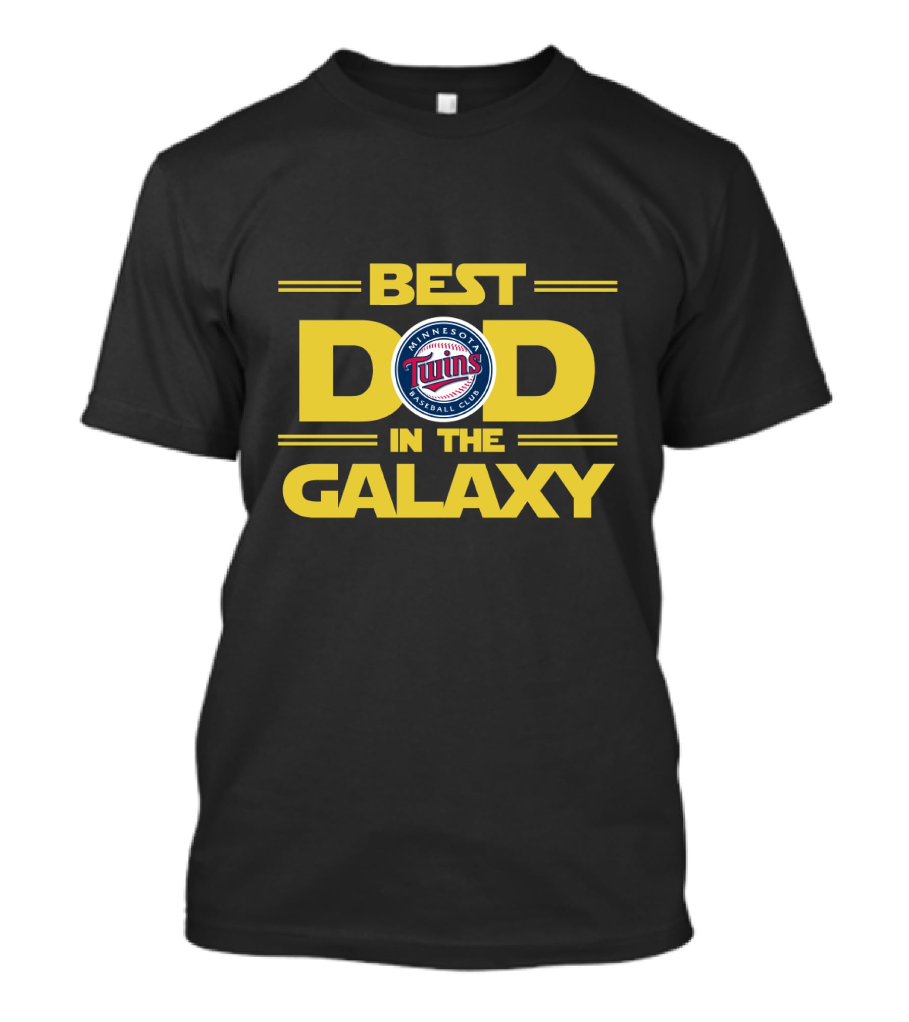 Best Dad In The Galaxy Minnesota Twins Baseball Club T-Shirt