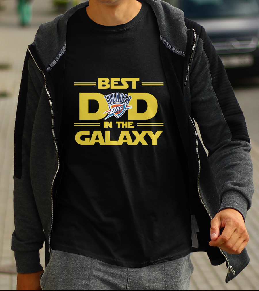 Best Oklahoma City Thunder Dad In The Galaxy T-Shirt