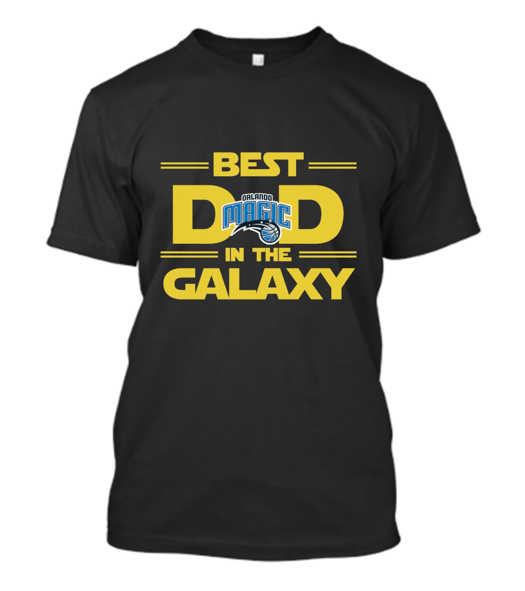 Best Orlando Magic Dad In The Galaxy Basketball Logo Fan Gift T-Shirt