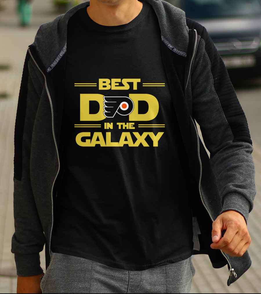 Best Philadelphia Flyers Dad In The Galaxy With Iconic Team T-Shirt