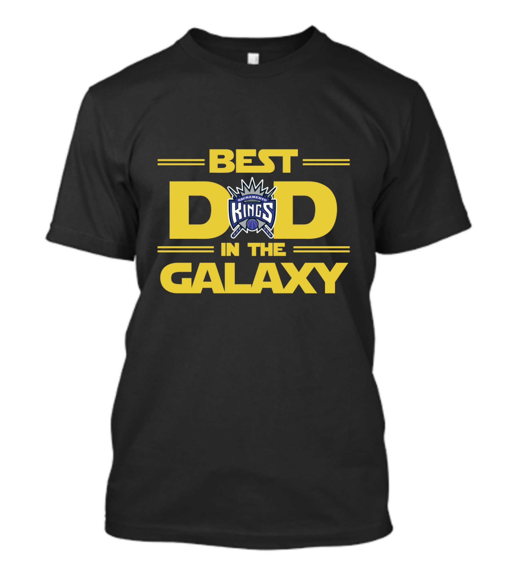 Best Sacramento Kings Dad In The Galaxy With NBA Basketball Team T-Shirt