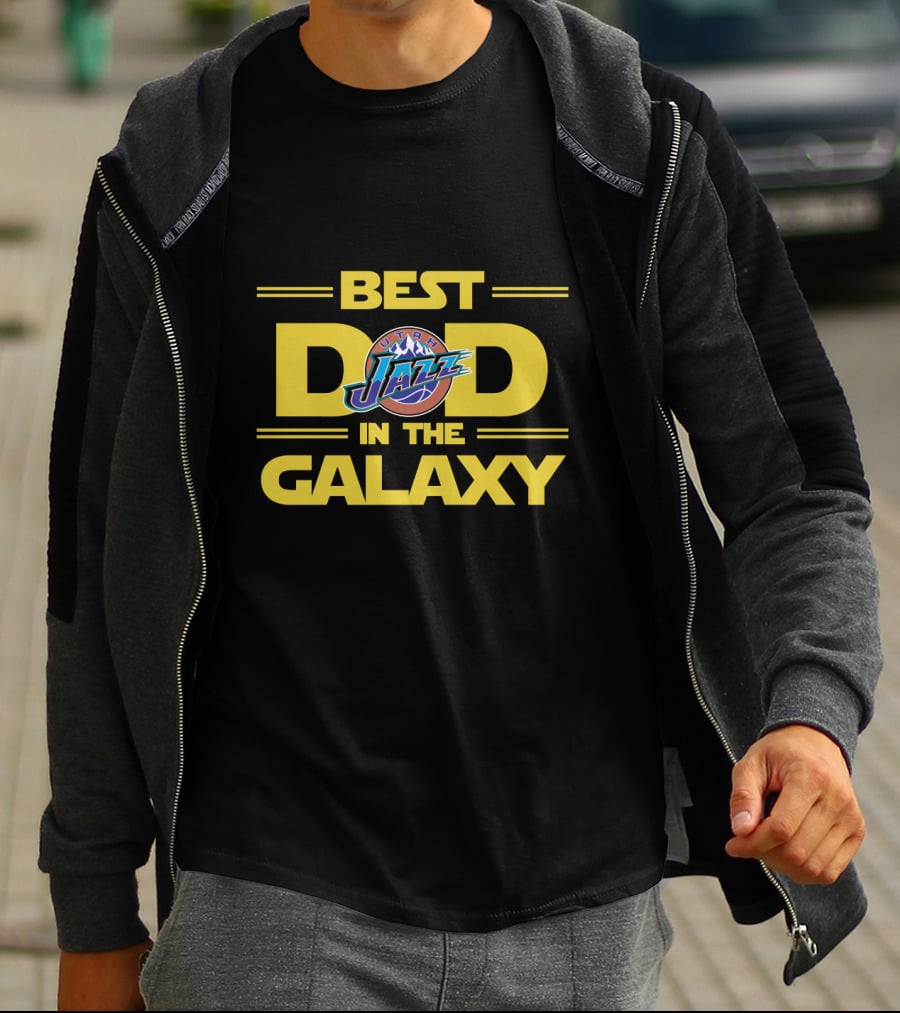 Best Utah Jazz Dad In The Galaxy T-Shirt
