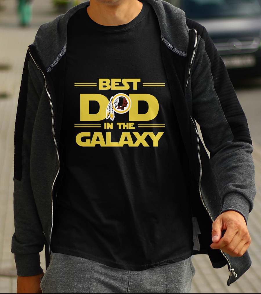 Best Dad In The Galaxy Washington Redskins T-Shirt