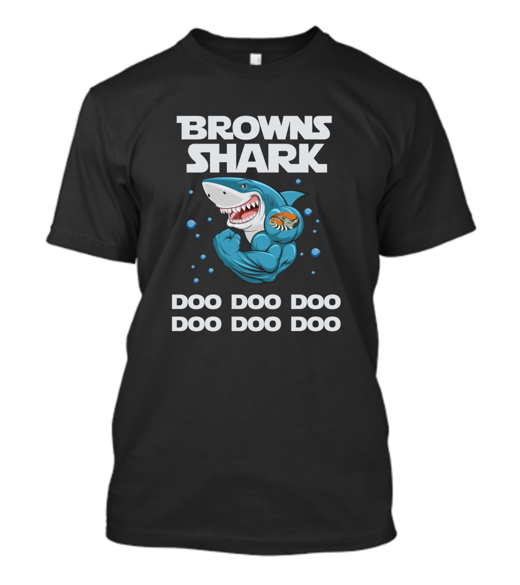 Browns Shark Doo Doo Doo Cleveland Nfl T-Shirt