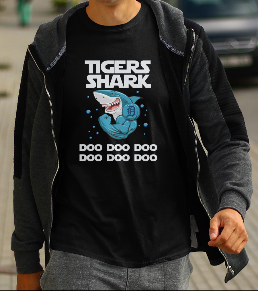 Tigers Shark Detroit Doo Doo Doo Mlb T-Shirt