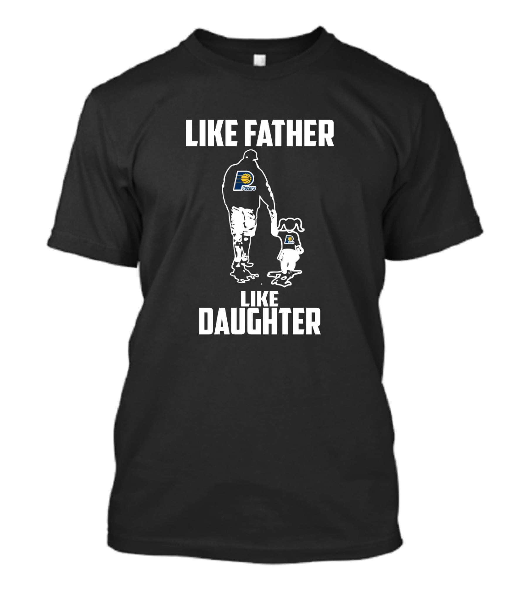 Indiana Pacers Like Father Like Daughter NBA Family Connection T-Shirt