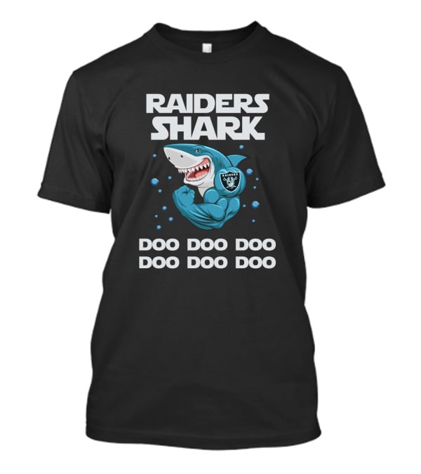 Raiders Shark Doo Doo Doo Nfl T-Shirt
