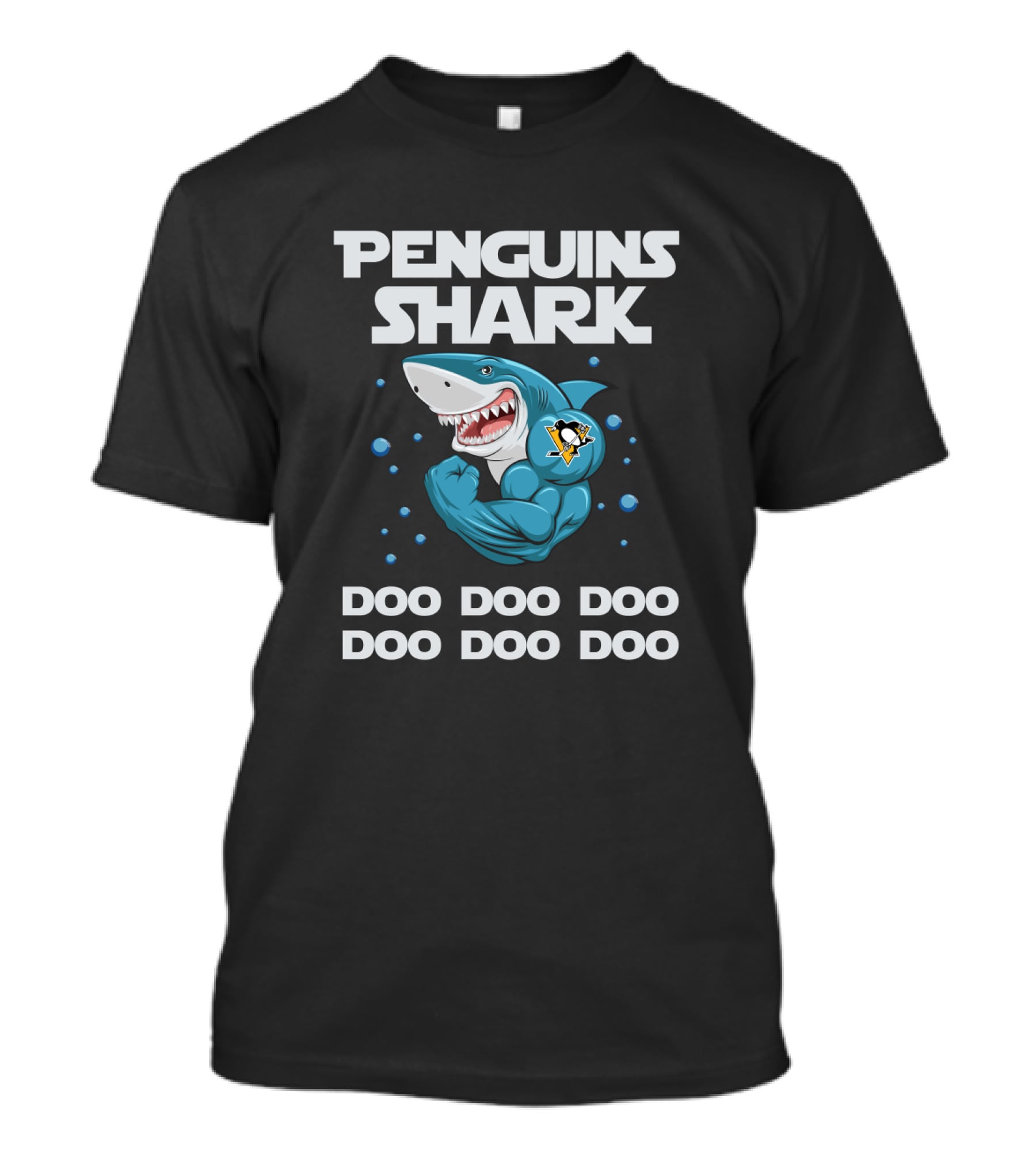 Penguins Shark Doo Doo Doo Nhl T-Shirt