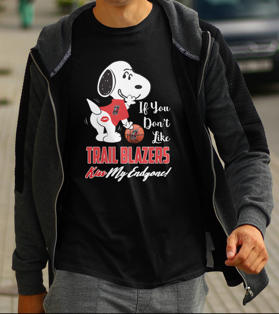 If You Don’t Like Trail Blazers Kiss My Endzone! T-Shirt
