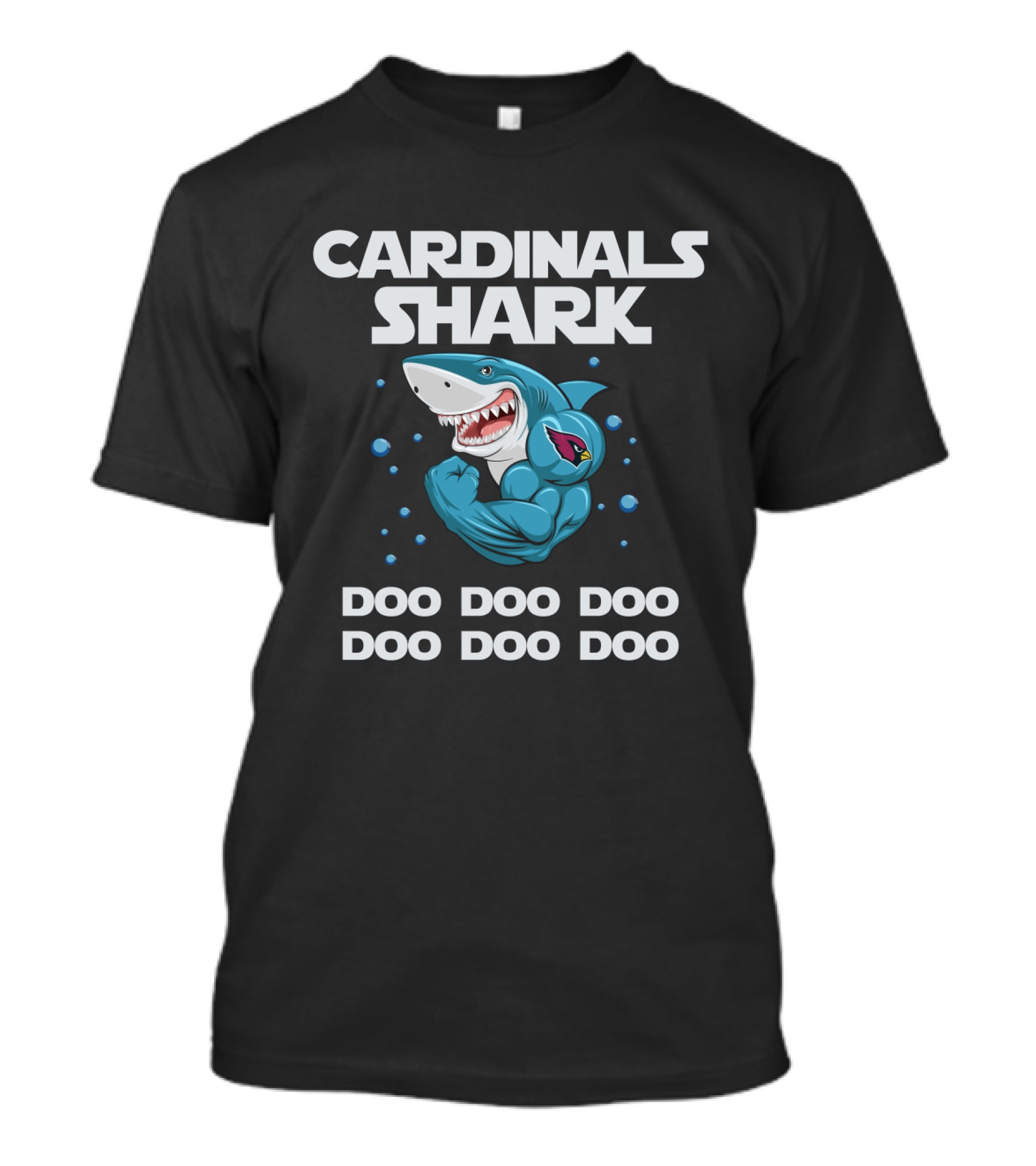 Cardinals Shark Doo Doo Doo Nfl Arizona T-Shirt