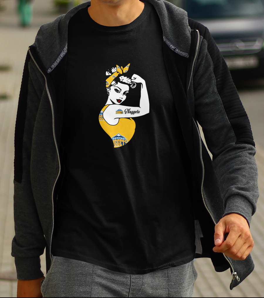Denver Nuggets Unbreakable Strong Girl T-Shirt