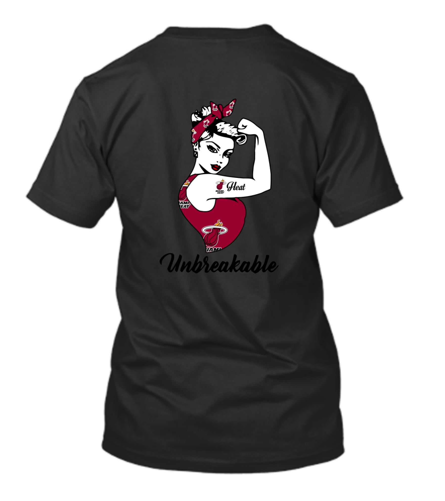 Unbreakable Miami Heat Strong Girl Heat T-Shirt