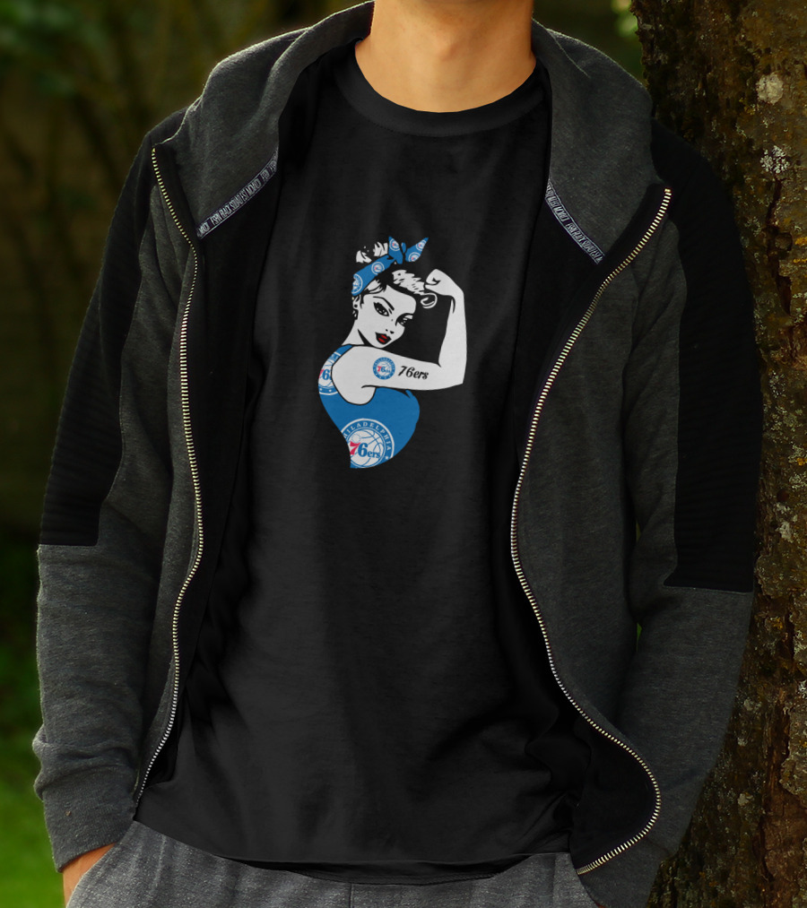 Philadelphia 76ers Unbreakable Strong Girl T-Shirt