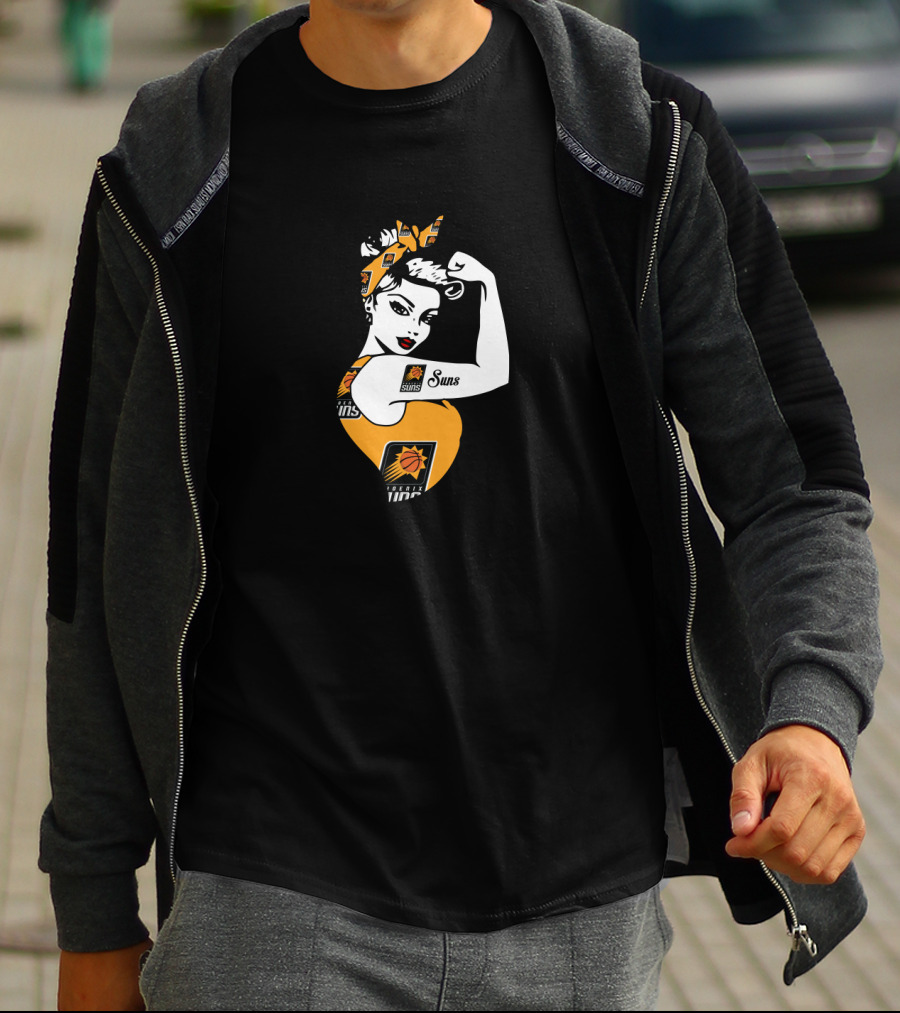 Unbreakable Phoenix Suns Strong Girl Suns T-Shirt