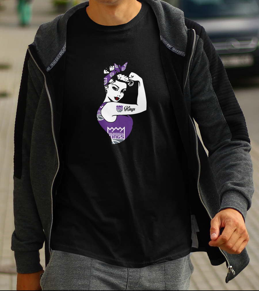 Unbreakable Sacramento Kings Strong Girl T-Shirt