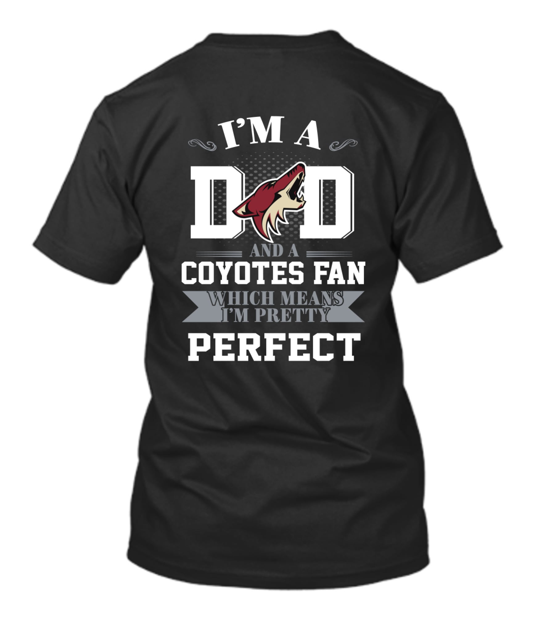 I'm A Dad And A Coyotes Fan Which Means I'm Pretty Perfect T-Shirt