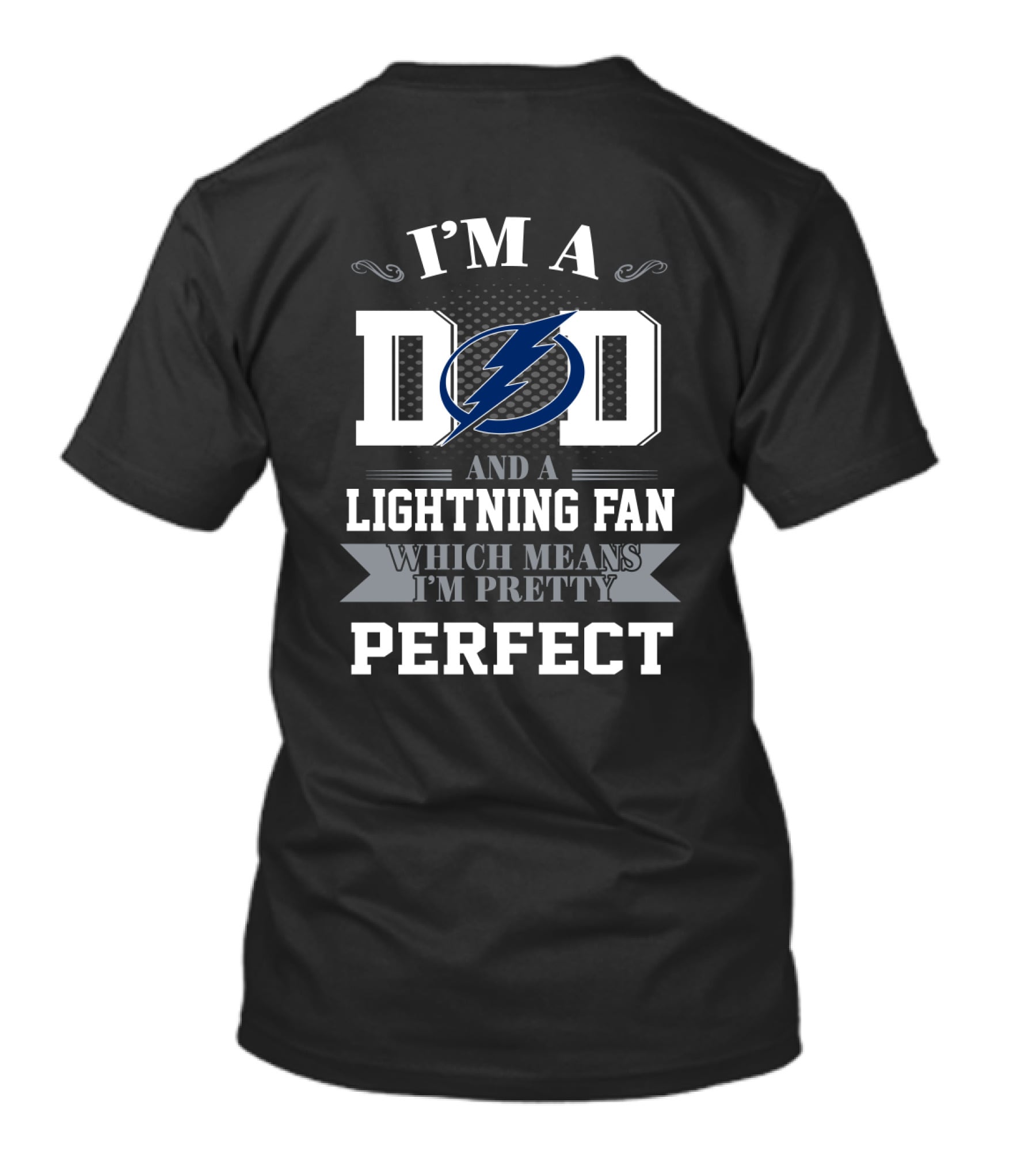 I'm A Dad And A Tampa Bay Lightning Fan Which Means I'm Pretty Perfect T-Shirt