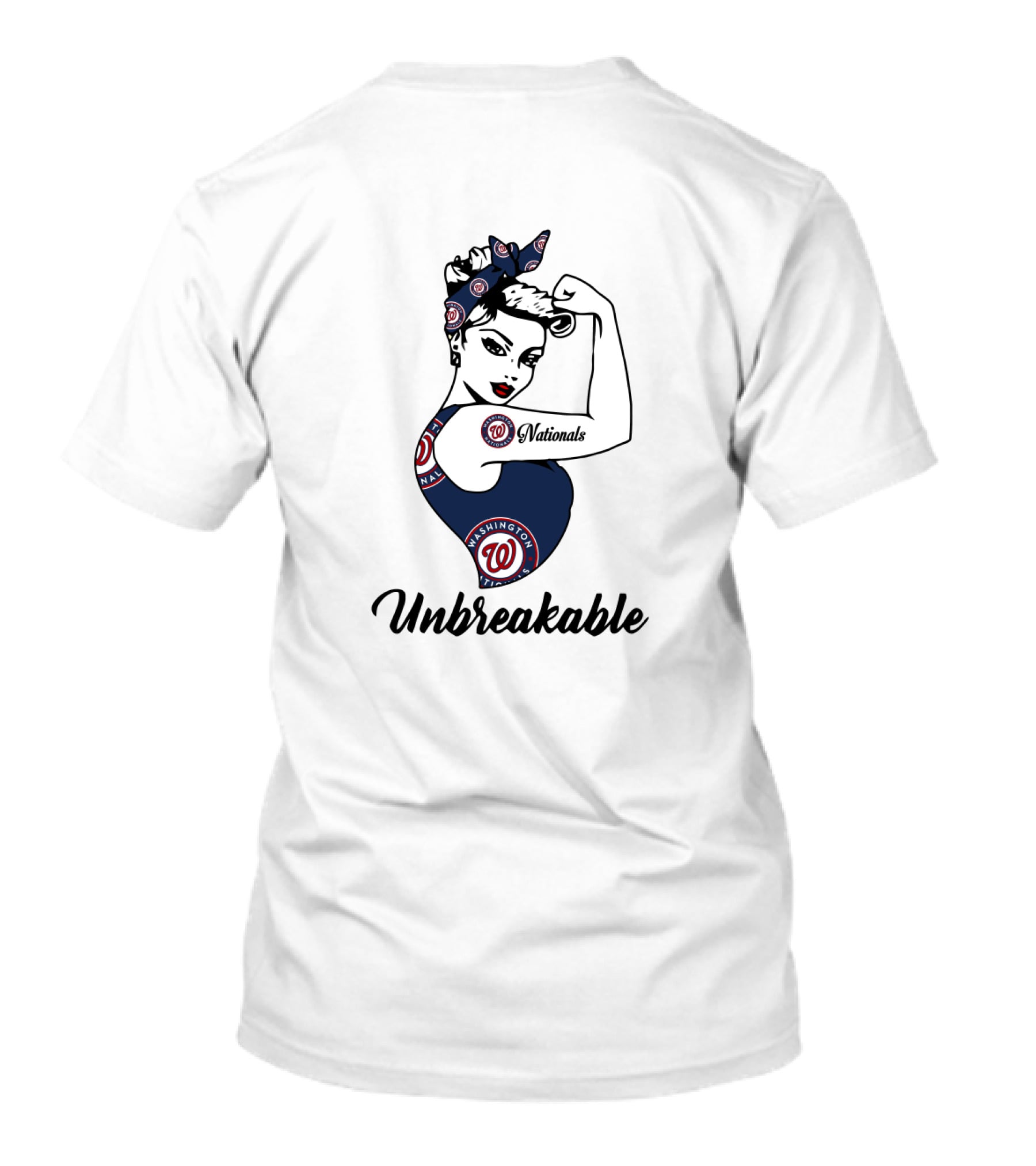 Unbreakable Washington Nationals Strong Girl T-Shirt