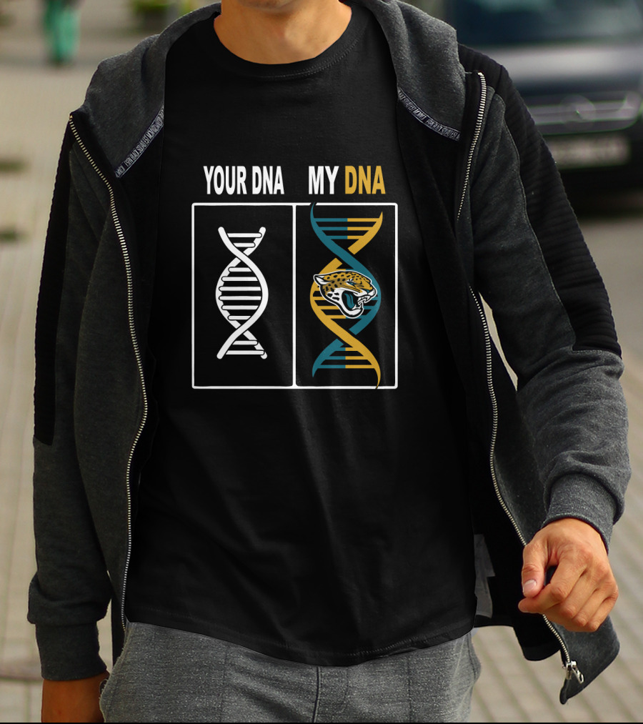 Your Dna My Dna Jacksonville Jaguars Fan T-Shirt