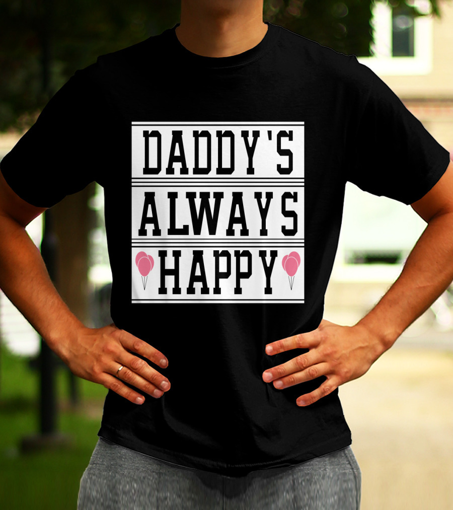 Daddy's Always Happy Balloons Gordon Hayward T-Shirt