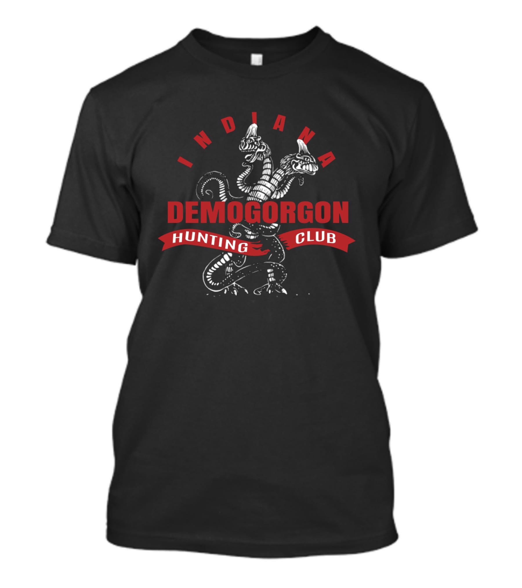 Indiana Demogorgon Hunting Club IN Stranger Things Fans T-Shirt