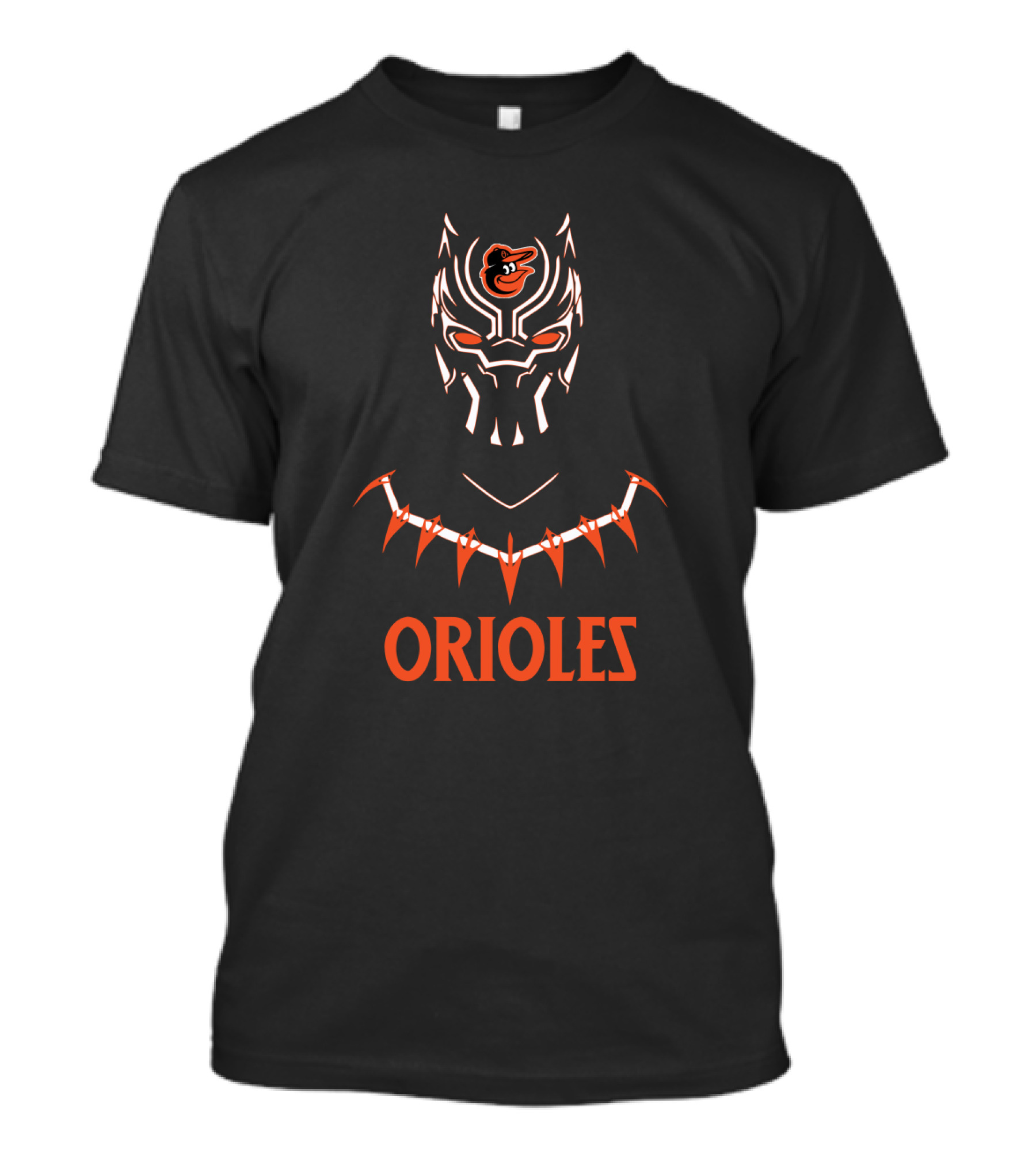 Black Panther Orioles Fan T-Shirt