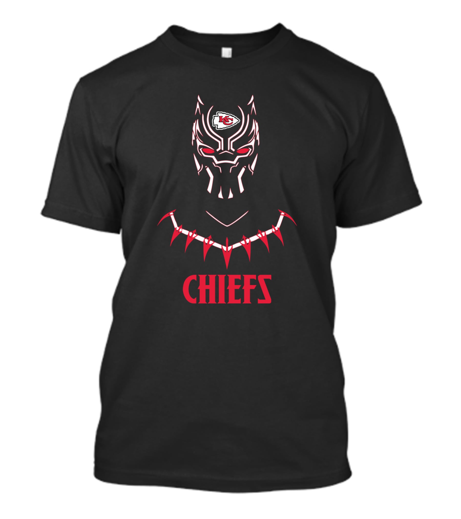 Black Panther Kansas City Chiefs Chiefs Fans T-Shirt