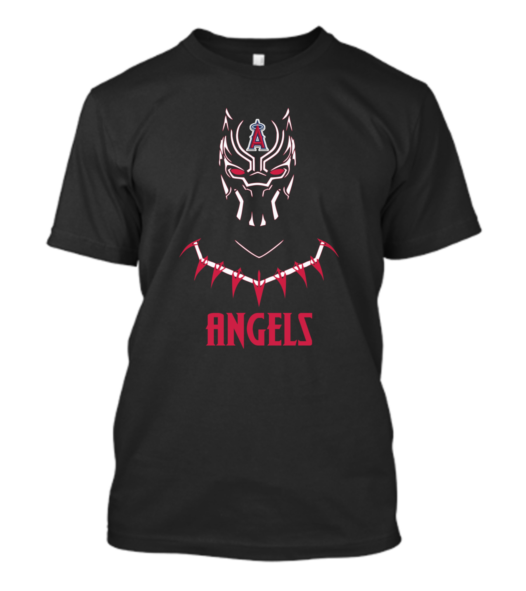 Black Panther Los Angeles Angels Fans T-Shirt