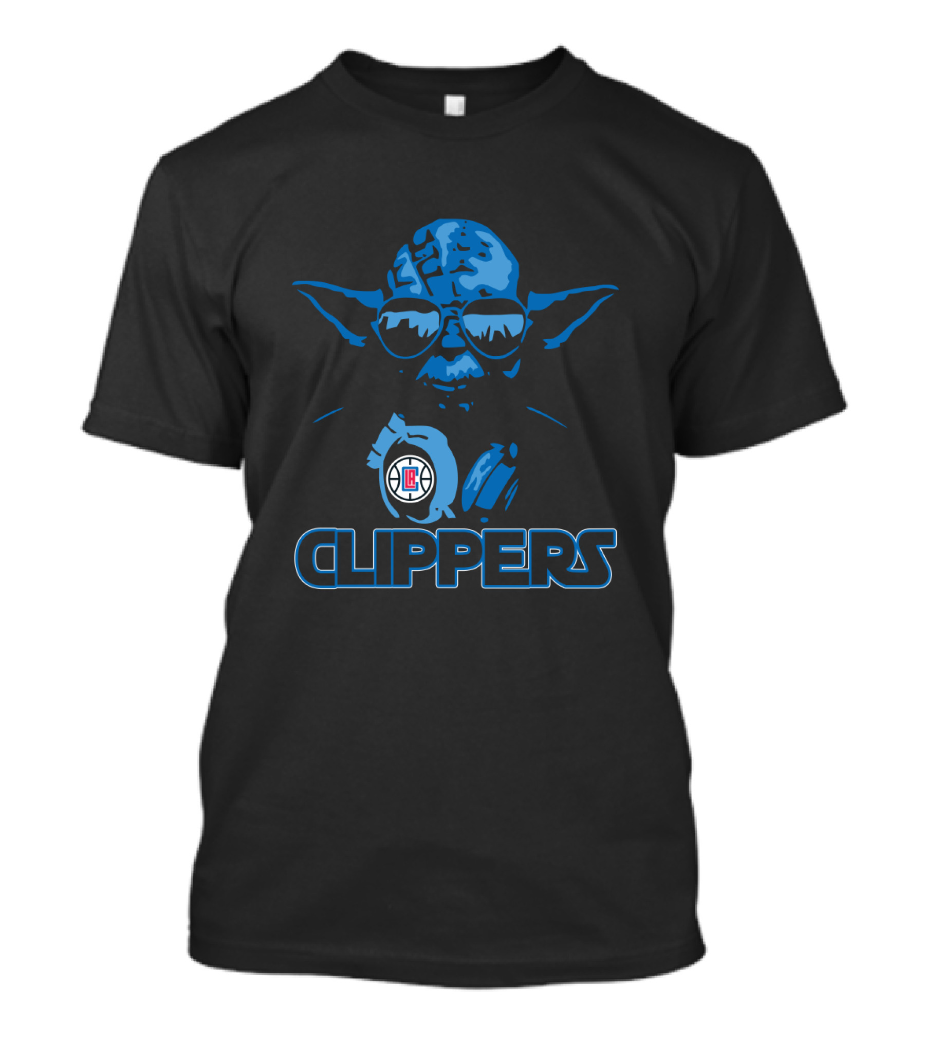 Yoda Star Wars La Clippers  Fans T-Shirt