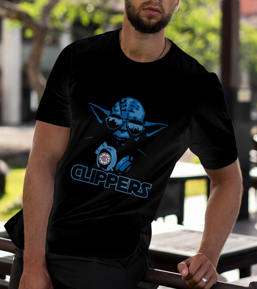 Yoda Star Wars La Clippers  Fans T-Shirt
