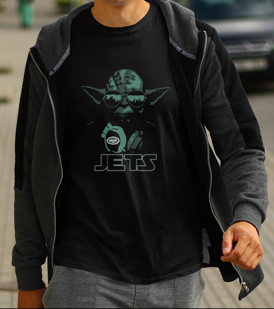 Yoda Jets Fan Star Wars New York Jets T-Shirt