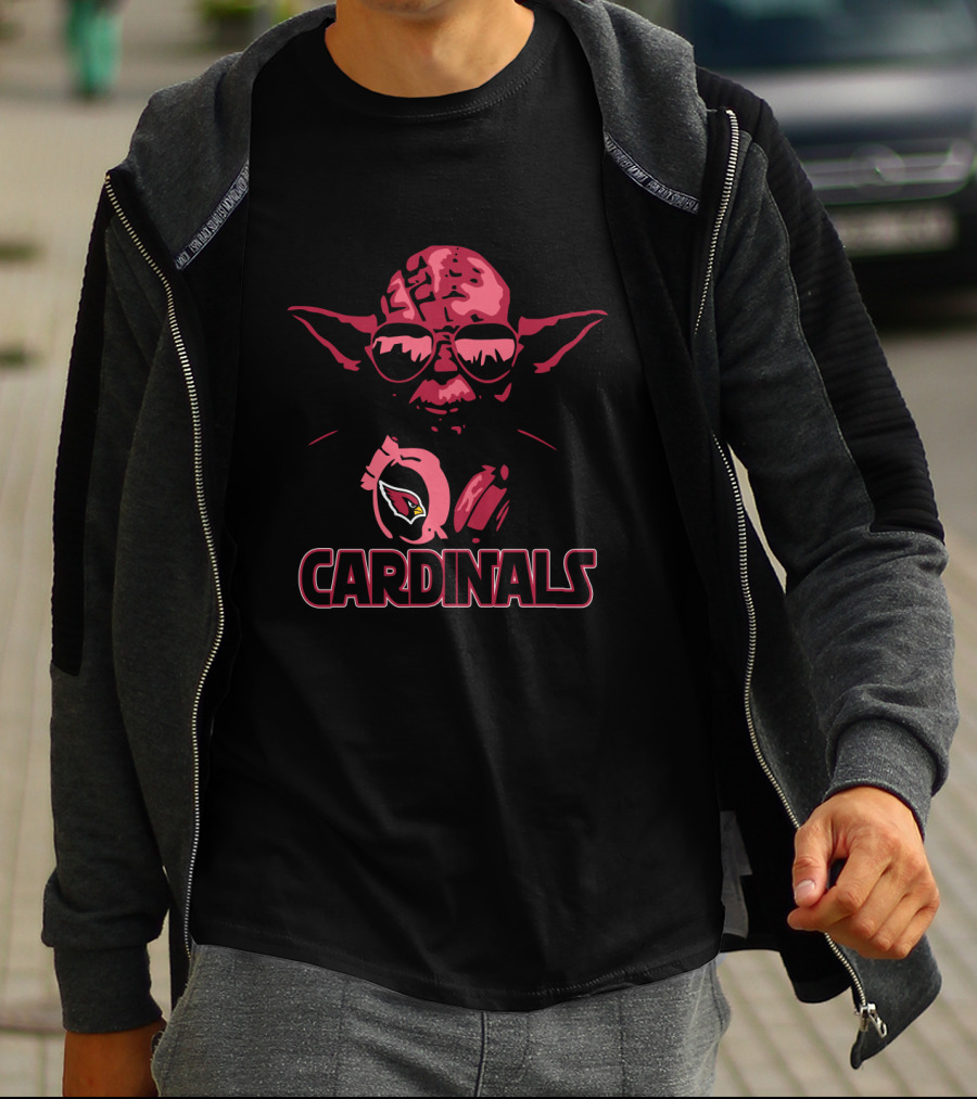 Yoda Star Wars Cardinals Fans T-Shirt