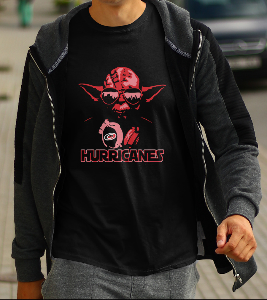 Yoda Star Wars Hurricanes Hockey Fans Carolina T-Shirt