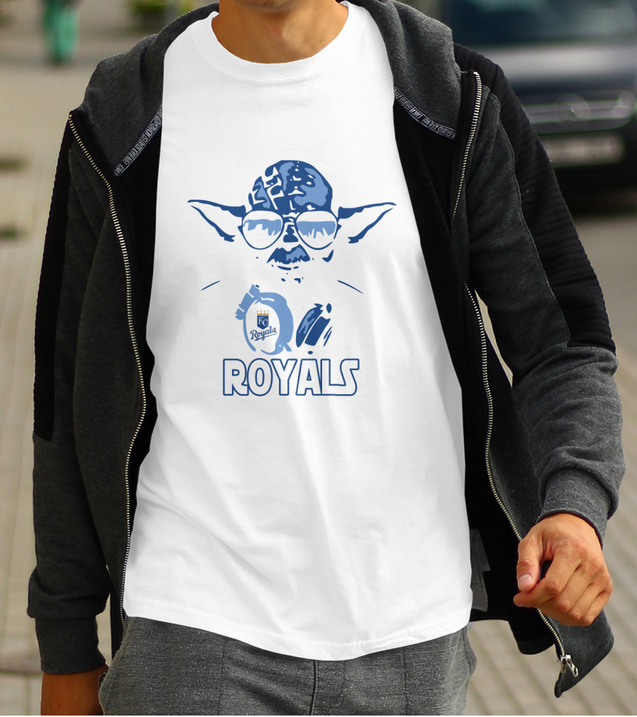 Yoda Royals KC Star Wars Kansas City Royals Fans T-Shirt